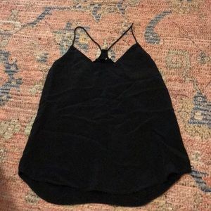 Silk spaghetti strap J Crew tank